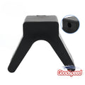 2 Inch Mounting Width Boat Trailer Black Non Marking Polyurethane V Bow StopOpen