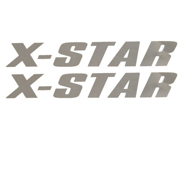 MasterCraft OEM Boat Decal 750090 X - STAR SS | Silver Vinyl (Pair)Ope