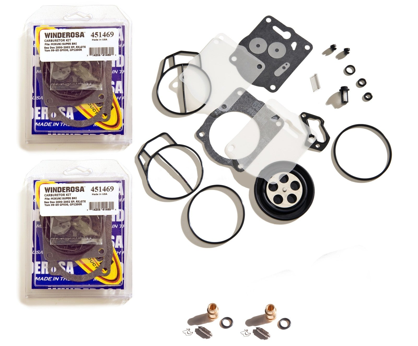 Yamaha Dual Carb Rebuild Kit GP800 GP800R XLT800 by Yamaha