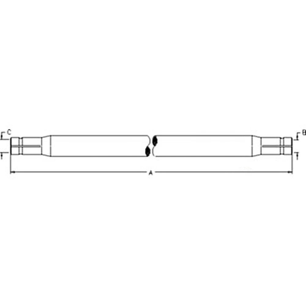 Tie Rod Tube - Mfwd Fits John Deere 7810 7400 7610 7410 7200 7800