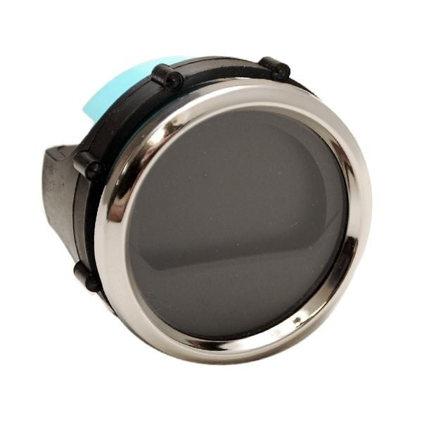 Faria  Bl9684 Euro Series  Blank 2 Inch Black / Silver Boat GaugeOpens