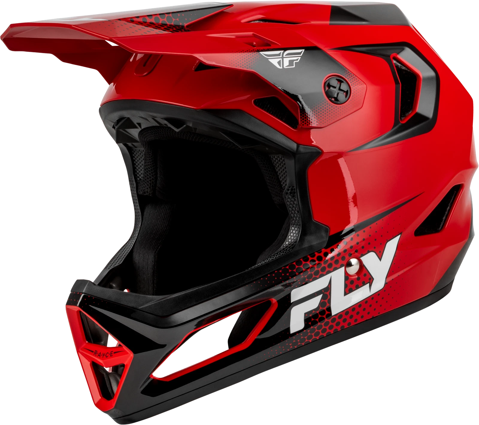 Fly Racing Rayce Sonar Bicycle Helmet X-small Red/black/whit<wbr/>e