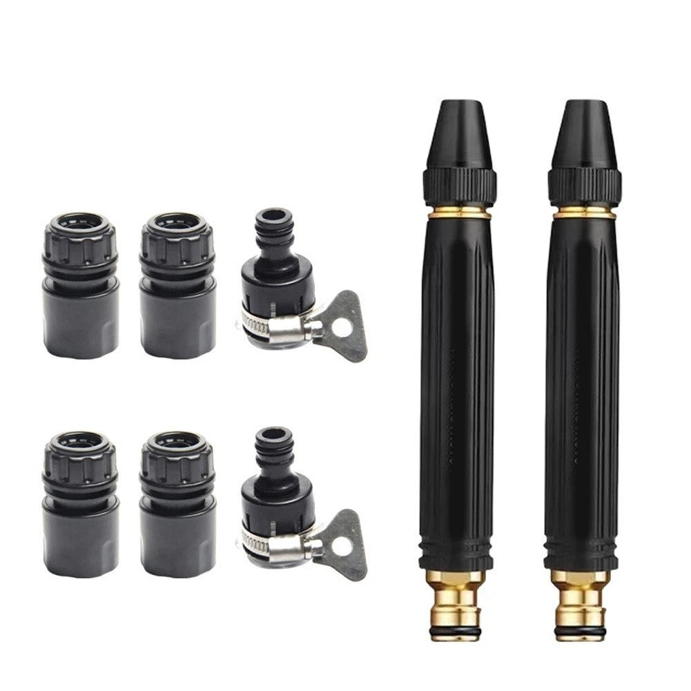 Alloy Car Wash Nozzle For 2 Pack Nipple Connector For Garden Hose