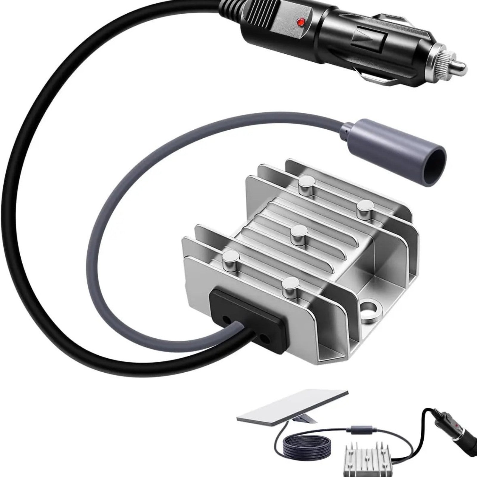 12V 24V to 30V 3.5A IP68 Waterproof Adapter for Starlink Mini Car DC C