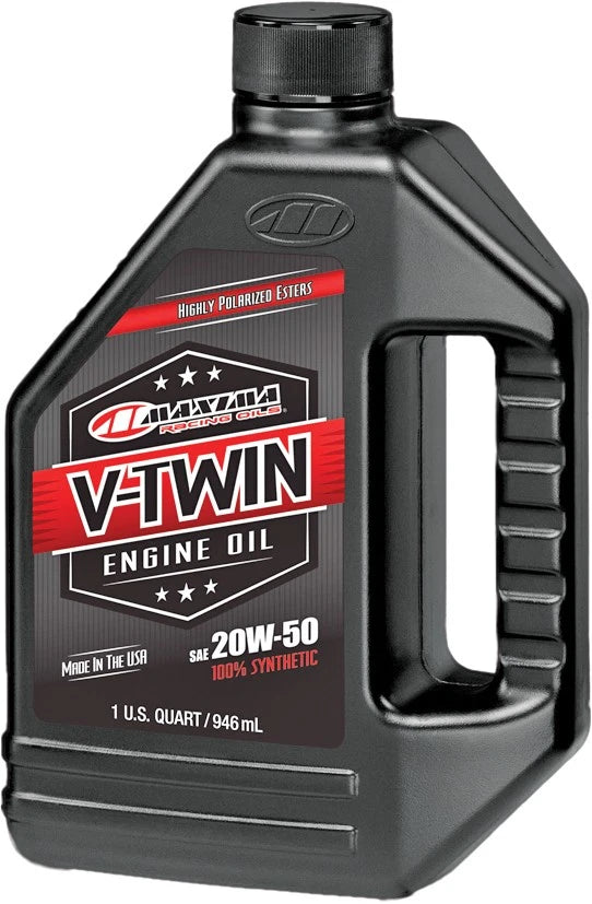 Maxima V Twin Full Synthetic Engine Oil 20W-50 For
