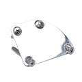 Silver Electric Guitar Neck Plate Cutaway Neck Joint Plate For Strat