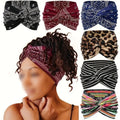 Elastic Knotted Cross Headband for Women