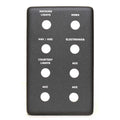 Crest Pontoons Boat Blank Switch Panel | Carbon fiber 6 1/2 x 4 InchOp