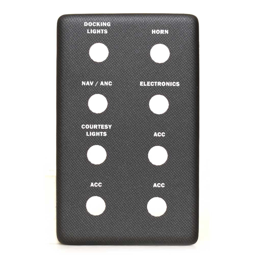 Crest Pontoons Boat Blank Switch Panel | Carbon fiber 6 1/2 x 4 InchOp