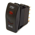 Dna On/off/on Boat Rocker Switch | Courtesy/bilge 10 Spade Illuminated