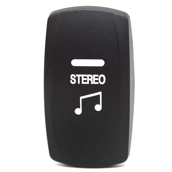 Boat Rocker Switch Cover Stereo Black Illuminated