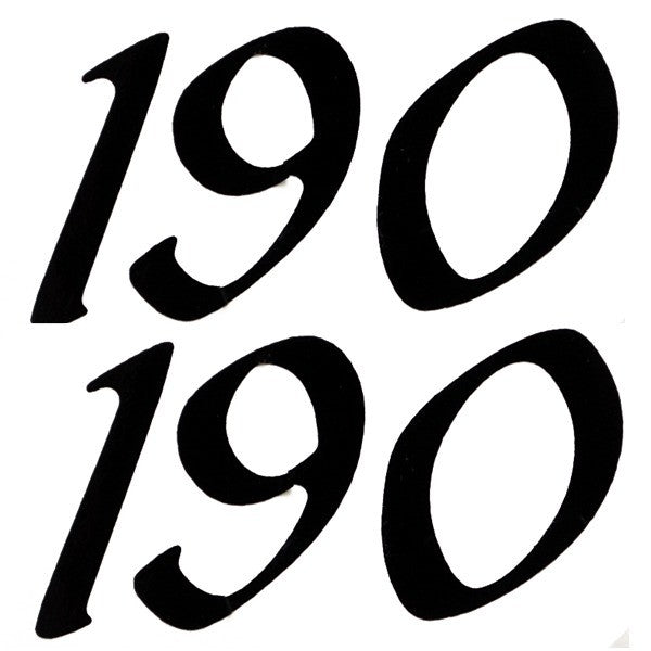 Decals Lowe 190 Black Vinyl 2 5/8 Inch by Lowe