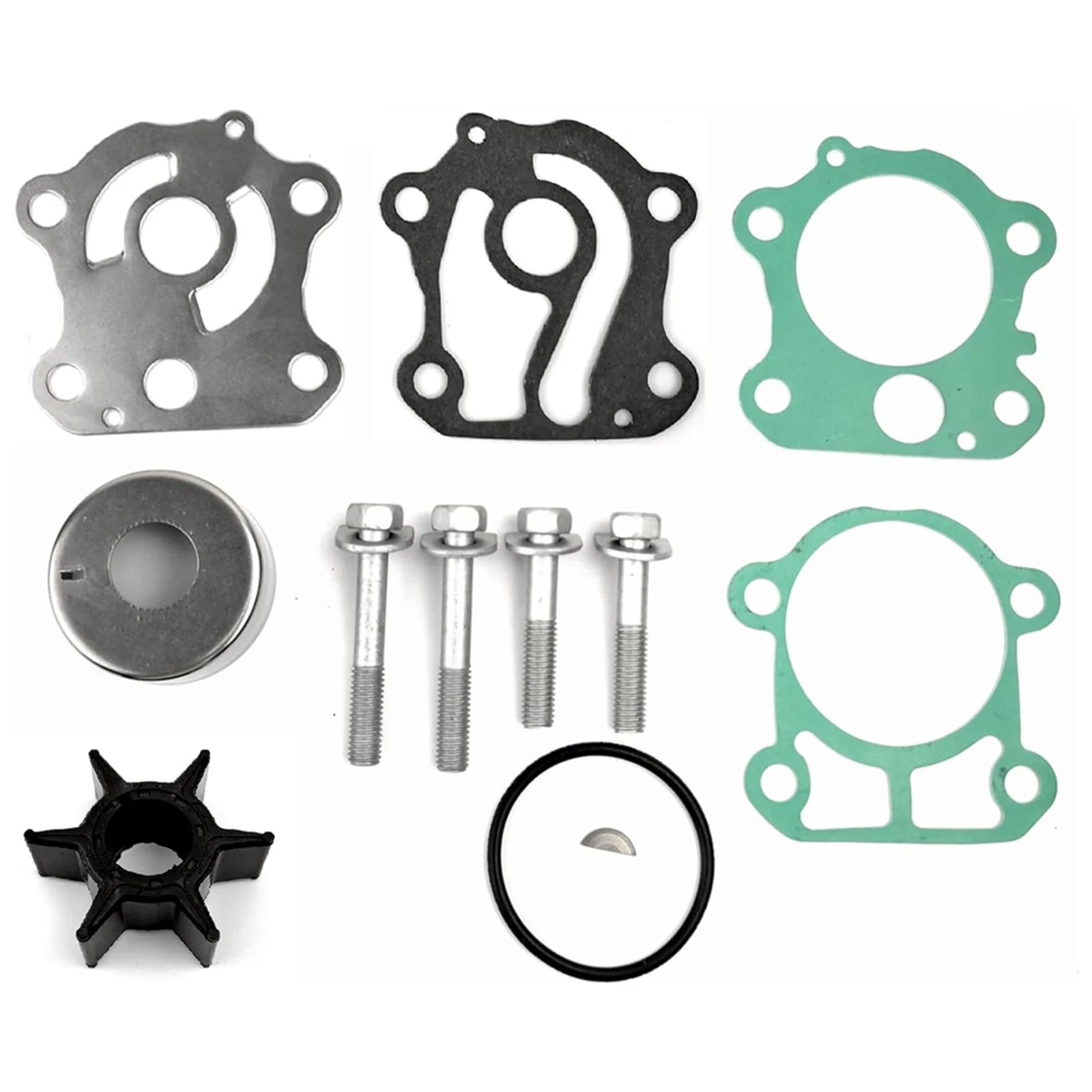 For Yamaha 50-70 Hp Water Pump&impeller Repair Kit 6h3-w0078 18-3465