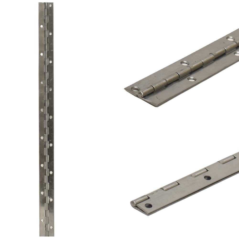 Marine Boat Piano Hinge 309106 | 1 1/8 x 17 Inch 18 Gauge StainlessOpe