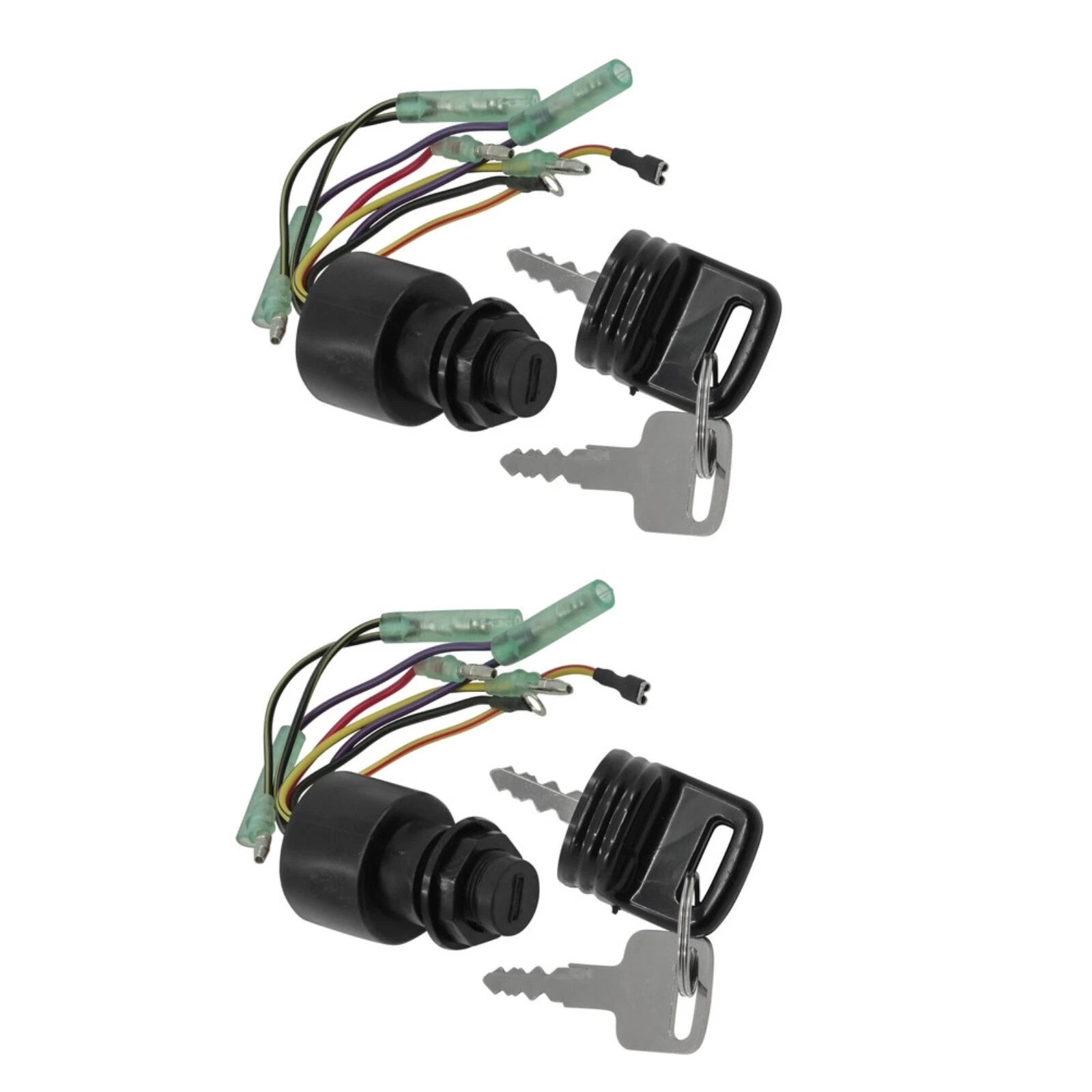 Ignition Key Switch Mp41070-2 87-17009a5 For Mercury Marine Outboard