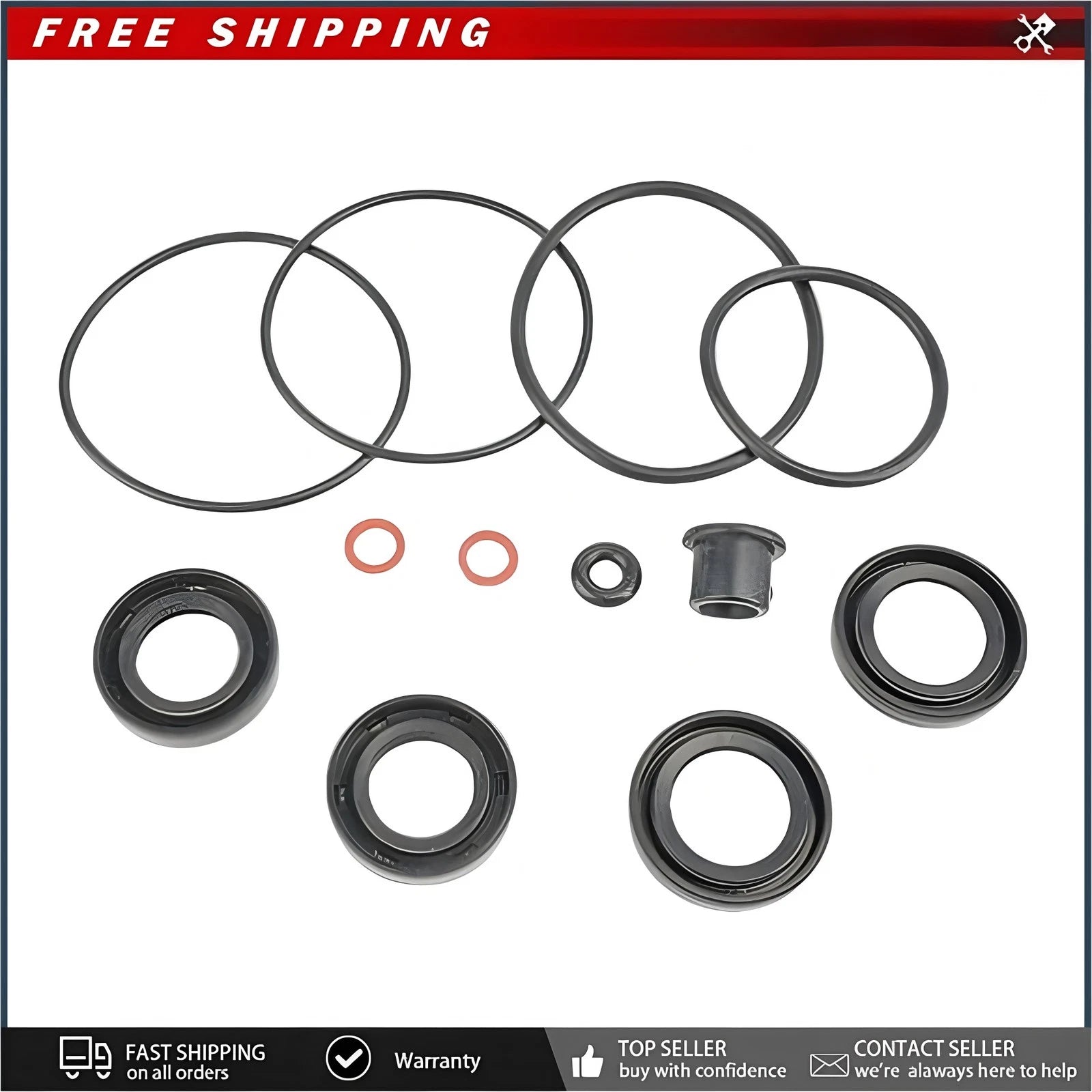 Propeller Shaft Seal Kit For Yamaha Outboard F25 C30 25 30 Hp