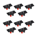 2 Way Push Release Connector Plate Stereo Speaker Terminal Strip