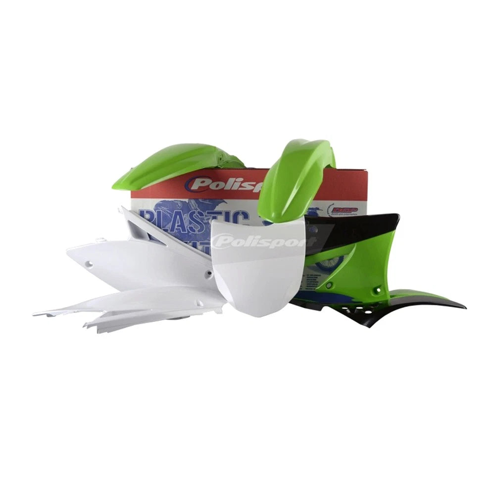 Polisport Plastic Kit + Fork Guards Kawasaki Kx450f 2009-2011, Oem