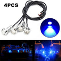Blue Round Marine Boat Cabin Courtesy Lights Deck Led Walkway Stair