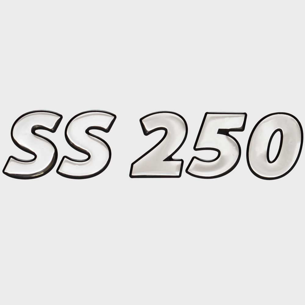Lowe Boat Raised Decal SS250 Silver by Lowe