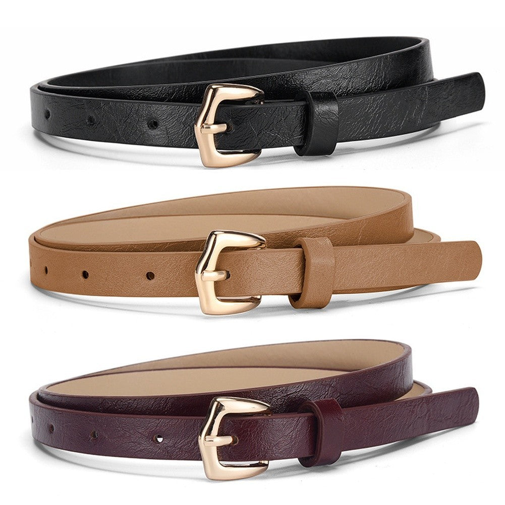 Minimalist Women's Belt Clean Elegant Style