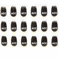 Boat Raised Rotary Decals Black Set of 18 by Sharpline
