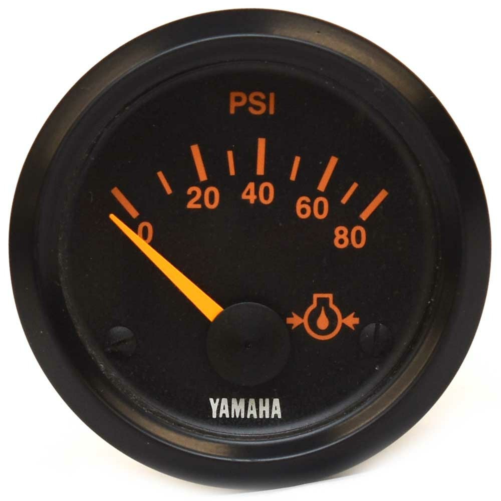 Yamaha VDO Boat Oil Pressure Gauge 9171A 2 Inch Black by Yamaha