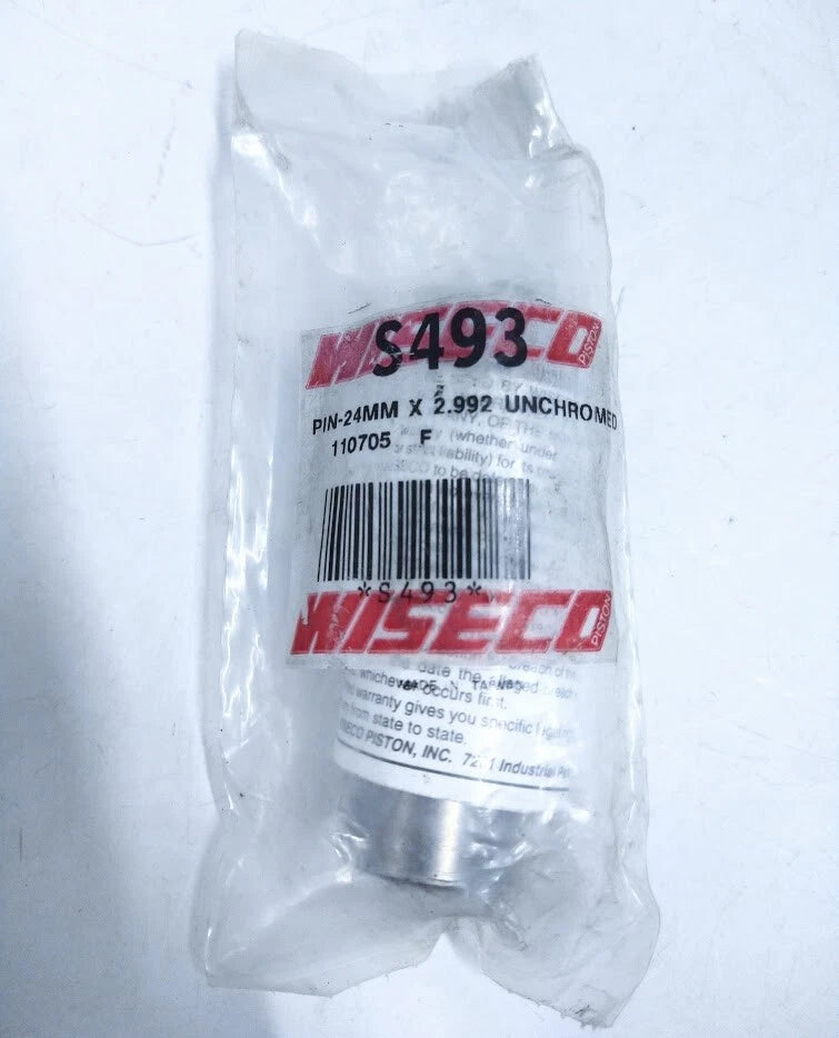 Wiseco Powersports S493, 24mm X 2.992 Unchromed | Hook & Hull Co