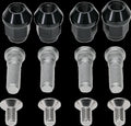 Front Or Rear Wheel Stud/nut Kit For Can Am (Brp) Commander 1000 R