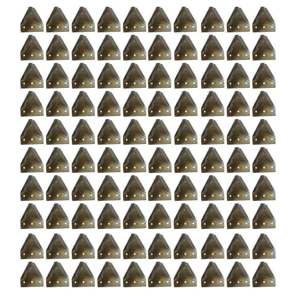 112074a1 Pack Of (100) Sickle Sections Fits Case Ih Mower 1100 1200
