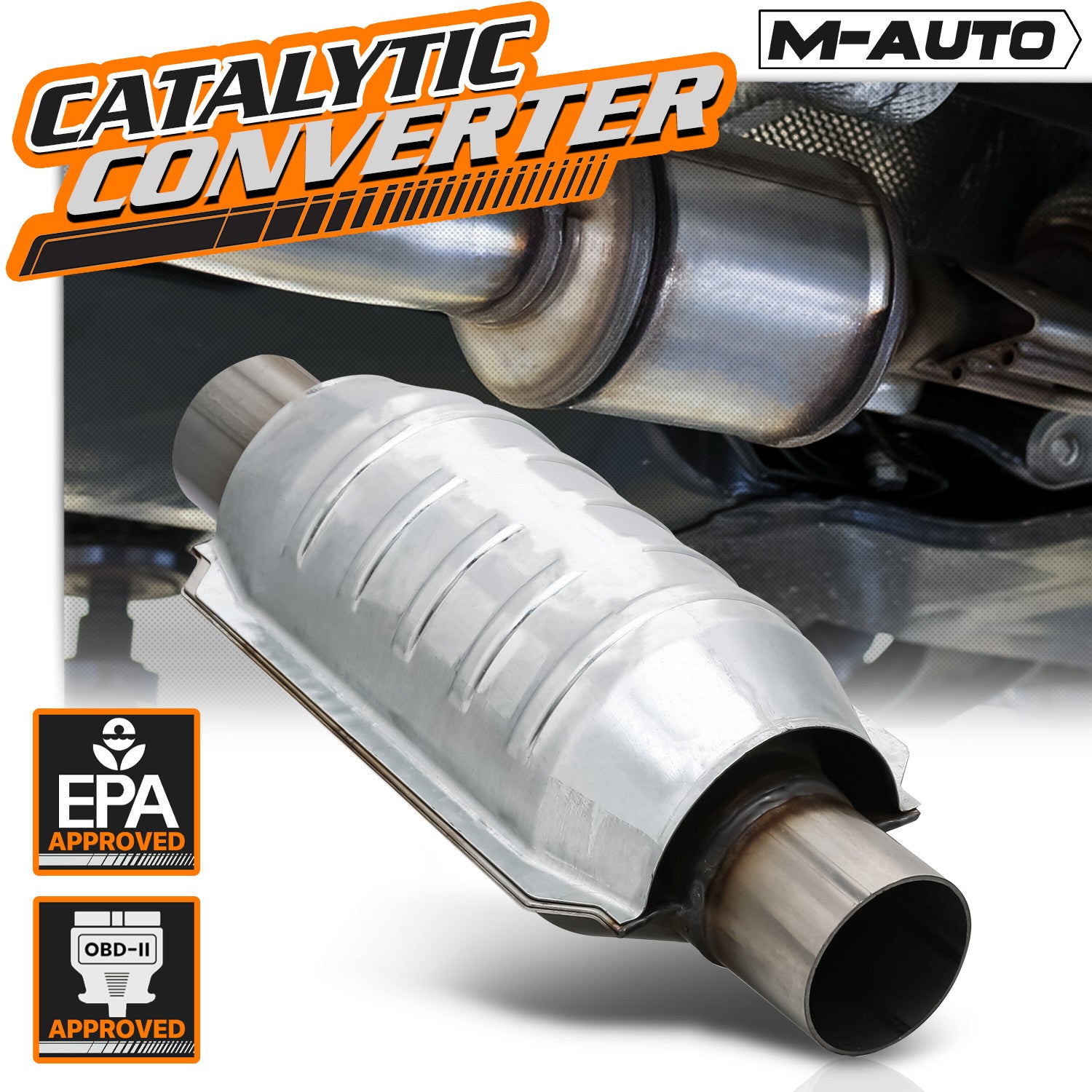 Universal Weld-on Exhaust Pipe Catalytic Converter