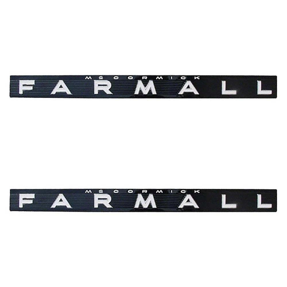 377796r1 Set Of 2 Side Emblems Fits Farmall Tractors 504 656 706 806