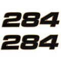 Decals Mako Boats 5 3/8 x 1 1/2 Inch Black by Mako