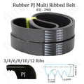 J Type V Multi Ribbed Drive Belt