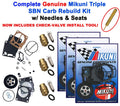 Yamaha Wave Venture 1100 97 Genuine Mikuni Triple Carb Rebuild Kit &