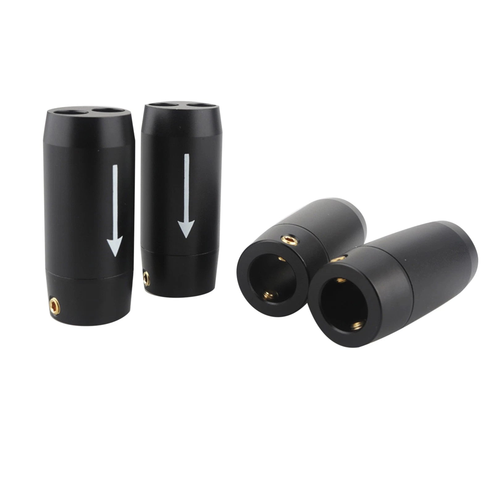 New Aluminium Hifi Speaker Pants Y Splitter For Rca Bi-wire Cable