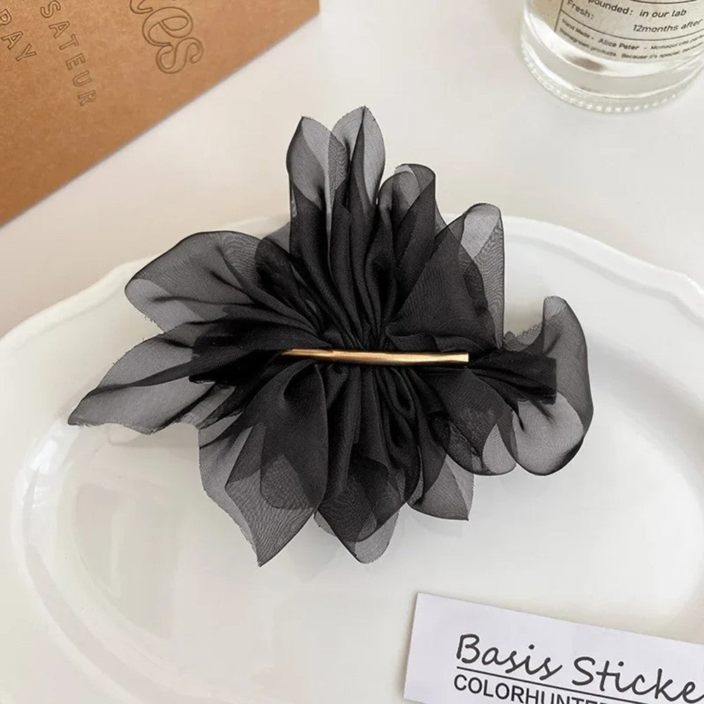 Chiffon Flower Hair Clip for Women