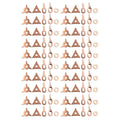 50*assorted Dent Pulling Triangles Washer Pads For Spotter Welder