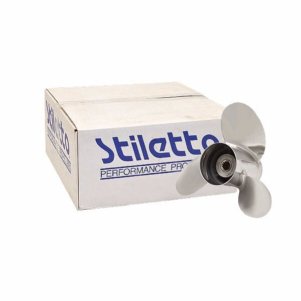 Stiletto Triad 3.0 Boat Propeller Evinrude RH by Stiletto