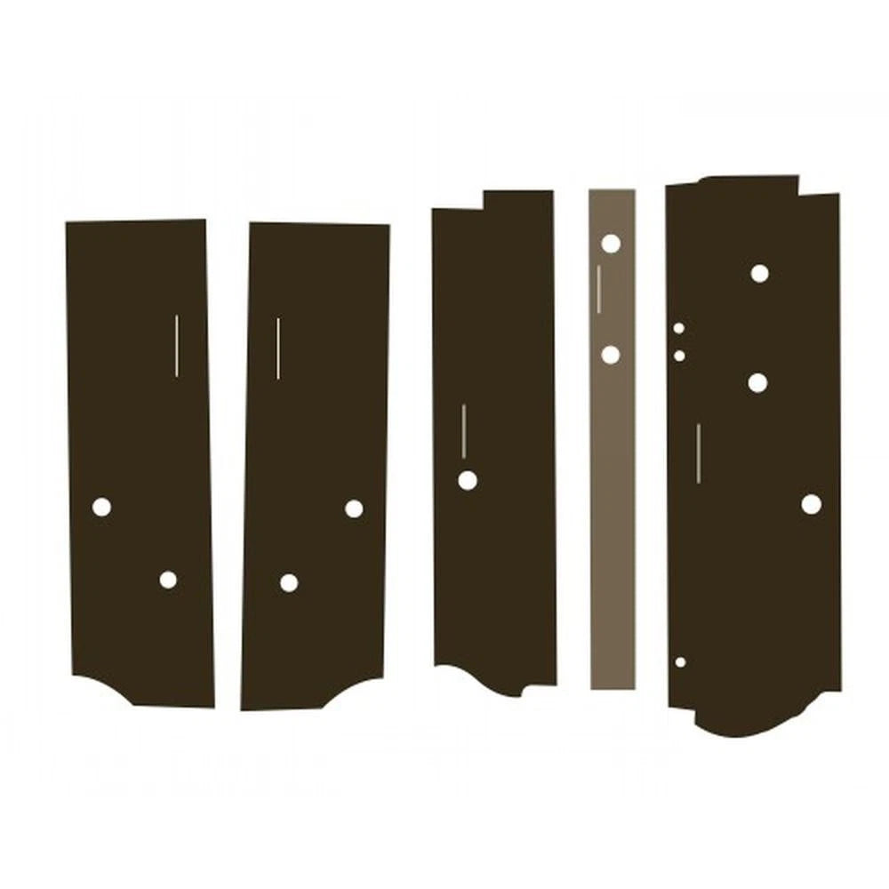 Amjdu50cpk Corner Post Kit, Brown
