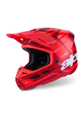 Alpinestars Sm7 Core Helmet Red Glossy 2x-large Offroad Motorcycle