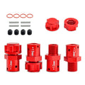 Red 13mm Hex Adapters For Arrma 1/8 6s Kraton Outcast Fireteam Typhon