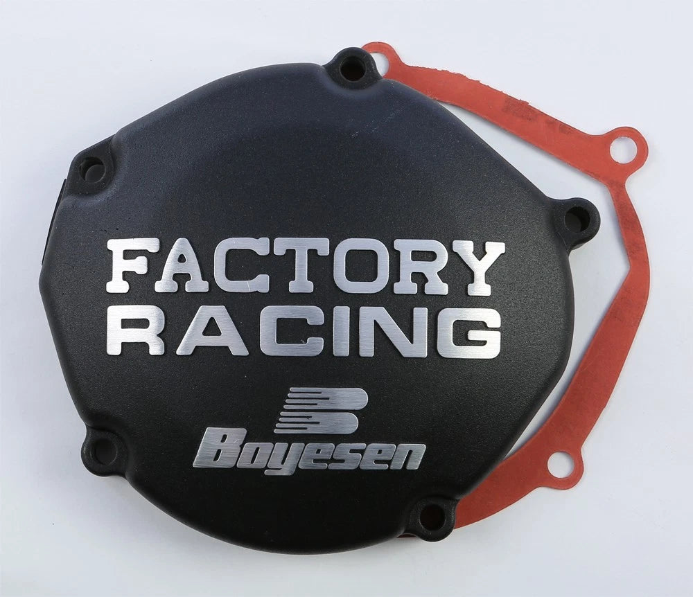 Boyesen Factory Racing Ignition Cover Black For Yamaha Yz125 1994-2003