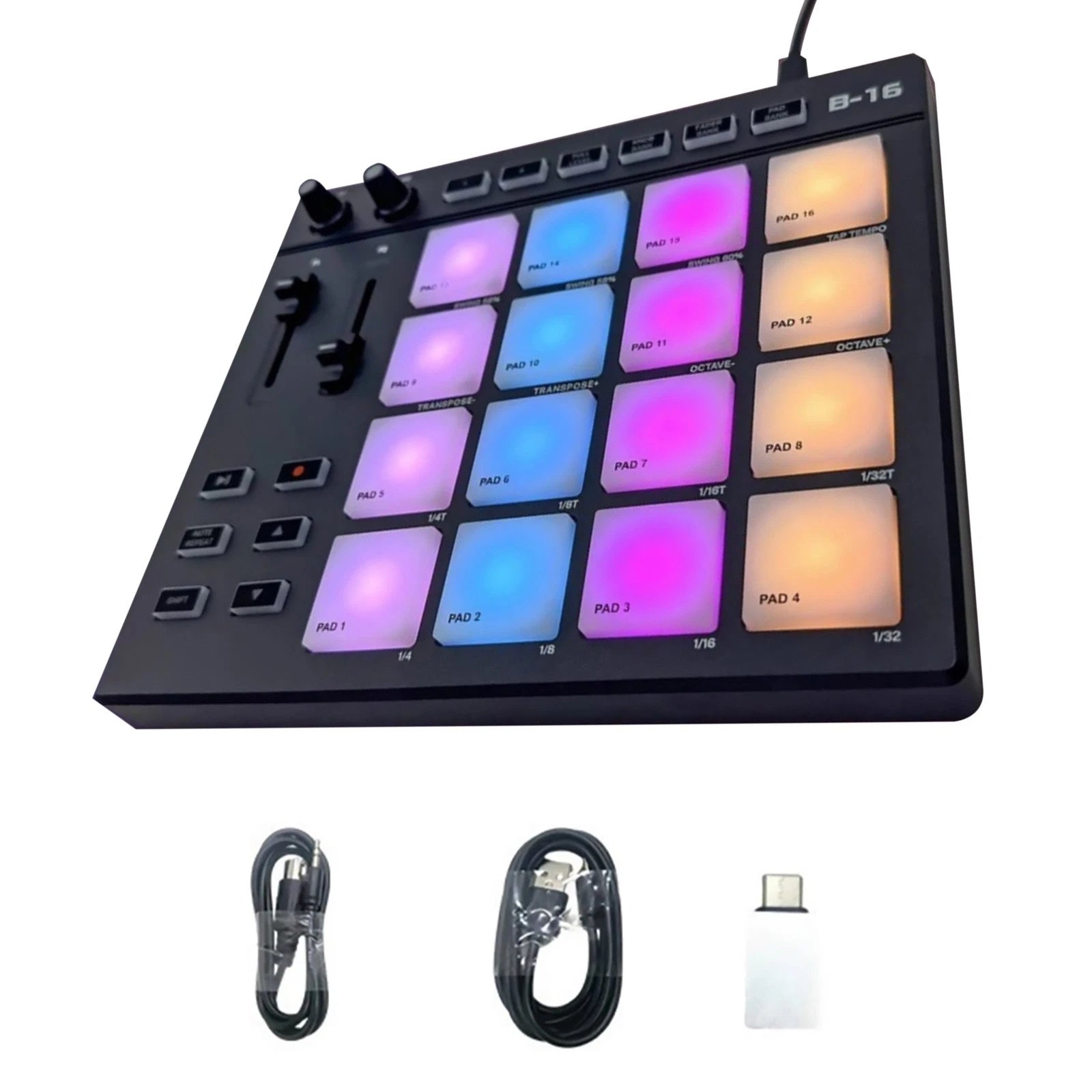 Electric Beat Maker Portable Music Machine Sample Drum Studio Midi Dj