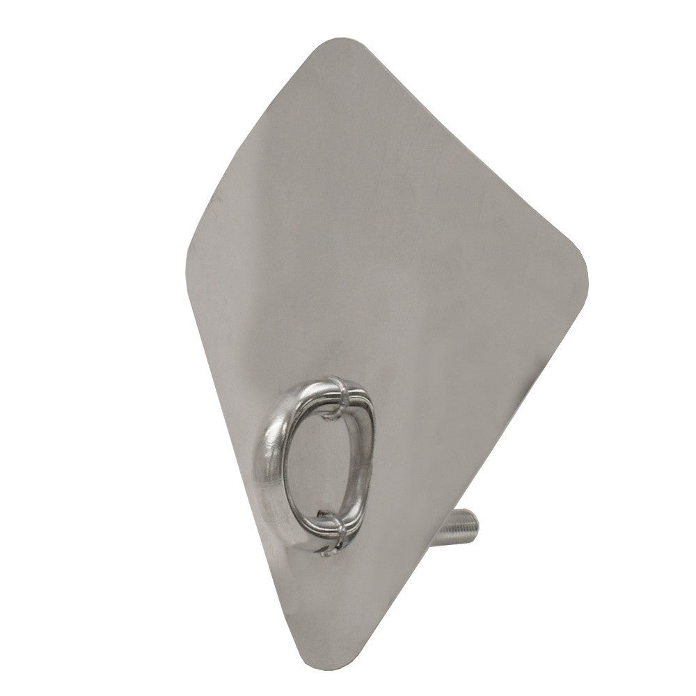 Boat Bow Scuff Chafe Plate Stainless Steel
