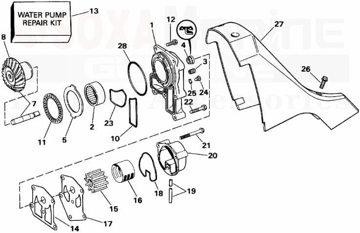 Water Pump Kit – OMC King Cobra Sterndrive