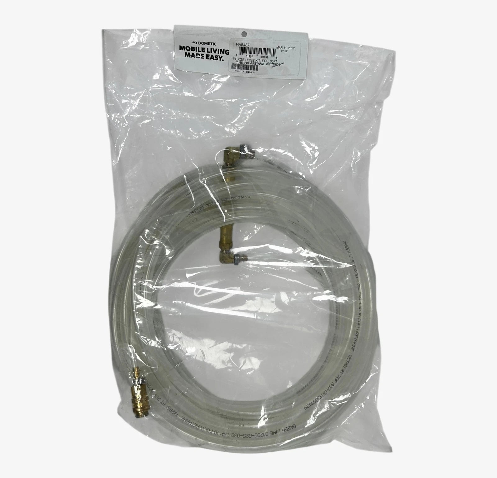Dometic Ha5487, Purge Hose Kit W/ Fitting, Esp - 30 Ft New Oem