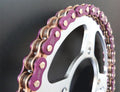 Ek Chain Zvx3 Nx-ring 530 120l Purple For Atv, Dirt Bike, Motorcycle