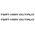 Yamaha Boat Decal 219904247 | Twin High Output 11 1/4 Inch Gray (Pair)