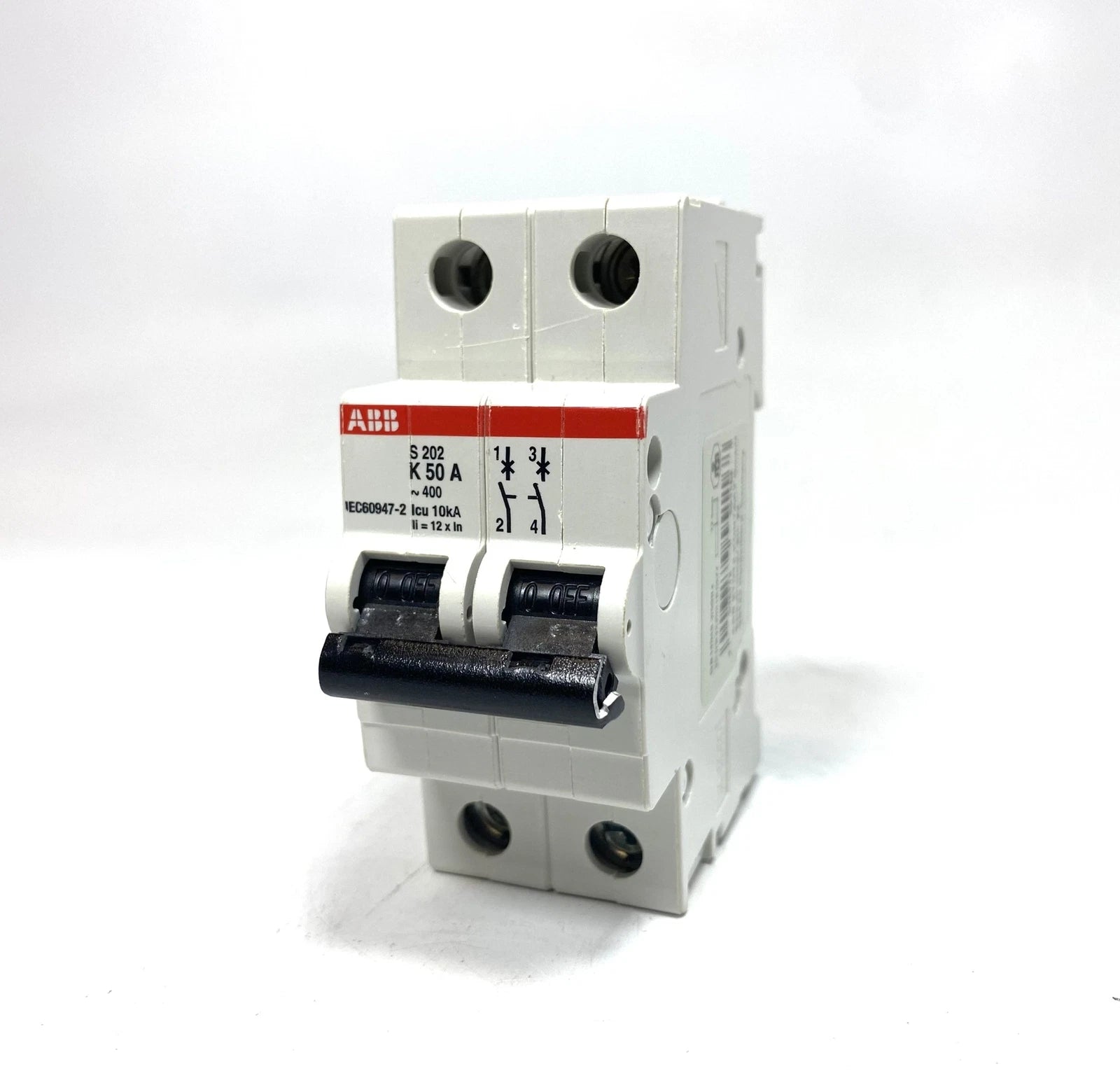 Abb Nec 60947-2, K 50a - 2 Pole Circuit Breaker Switch